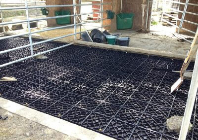 Eco GreenGrid Horse paddock use for mud control