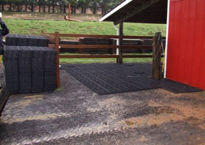 Eco GreenGrid Horse and Farm area use for mud control and ground stability